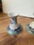 1970s Pair of Asian Style Ceramic Candlestick Holders For Sale - Image 4 of 8