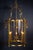 Not Yet Made - Made To Order Custom Made Brass Lantern Chandelier Circular Glass Pendant Light 6 Light For Sale - Image 5 of 17
