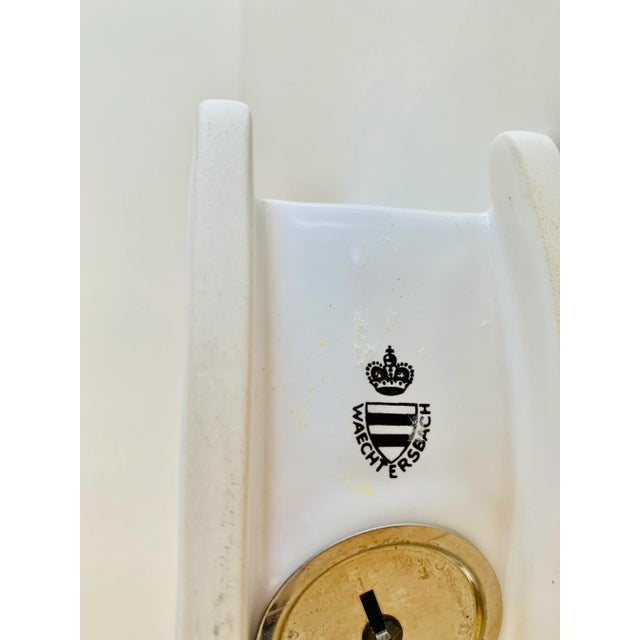 Ceramic Vintage German Porcelain Rocking Horse "Piggy" Bank For Sale - Image 7 of 10