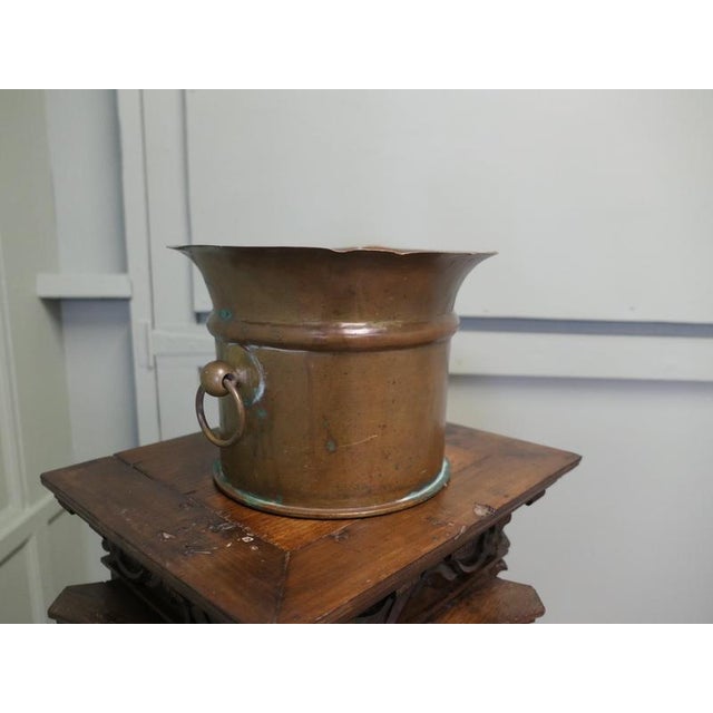 Large Trench Art Planter with Brass Shell Case, 1930 For Sale - Image 3 of 8