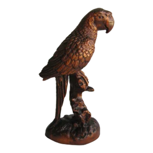 Black Forest Miniature Sculpture of a Macaw Circa 1890