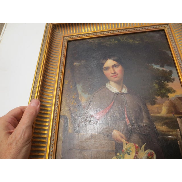 William Thompson Van Zandt Portrait Circa 1860s For Sale - Image 9 of 10