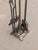 Victorian Vintage Victorian Solid Brass Fireplace Tool Set of Four For Sale - Image 3 of 6