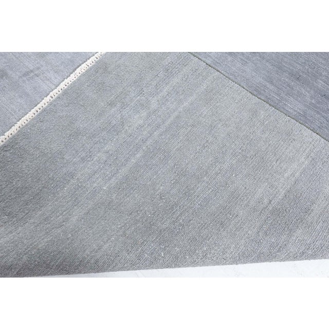 Sky Blue Contemporary Hand Knotted Rug by Doris Leslie Blau For Sale - Image 8 of 8
