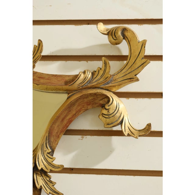 Traditional Heritage Gold Gilt Decorative Wall Mirror For Sale - Image 3 of 9