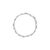 Contemporary 14K White Gold 2.00 Cttw Baguette-Cut Spiral Link 7" Bracelet (G-H Color, SI1-SI2 Clarity) For Sale - Image 3 of 6