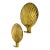 Pair of Vintage Brass Seashell Wall Hooks – Coastal / Hollywood Regency For Sale