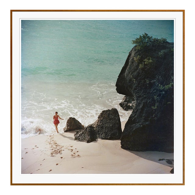 Bermuda Beach 1957 by Slim Aarons Framed C-Print For Sale