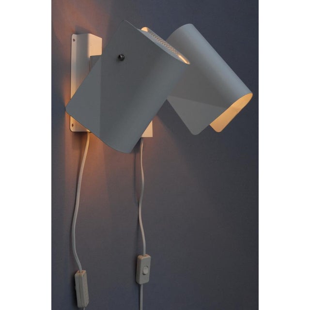 Wall Lamps by Börge Lindau & Bo Lindekrantz for Zero Light Co, 1980s, Set of 2 For Sale - Image 6 of 14