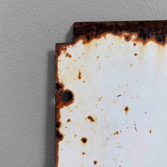 1970s Shōwa Era Lipovitan D Advertising Sign in Metal, Japan, 1970s For Sale - Image 5 of 11