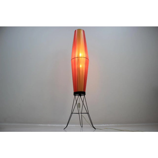 Mid-Century Modern Large Mid-Century Space Age Rocket Lamp, 1970s For Sale - Image 3 of 7