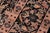 1990s Shabby Chic 1990's Floral Pak-Persian Black/Red Wool Rug - 9'2'' X 11'10'' For Sale - Image 5 of 9