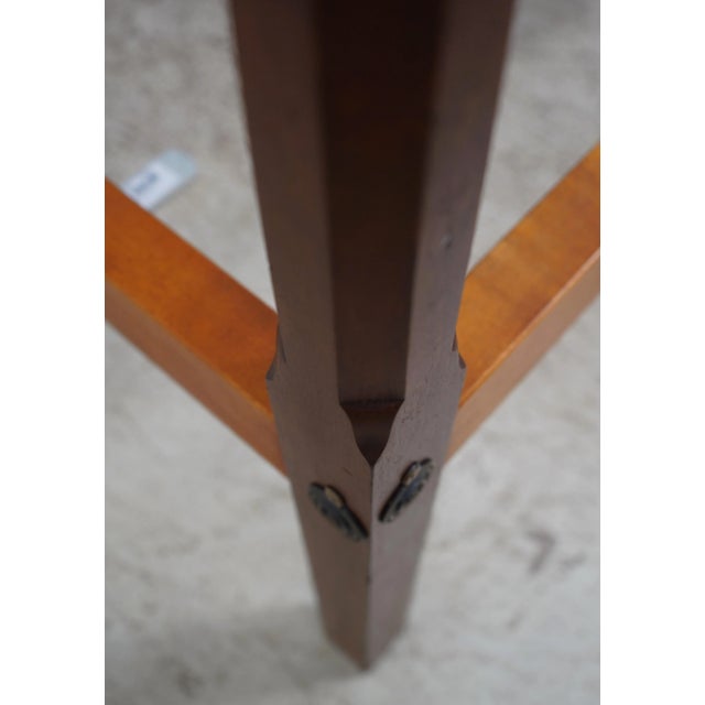 1990s Eldred Wheeler Queen Size Solid Cherry Canopy Poster Bed For Sale - Image 5 of 12