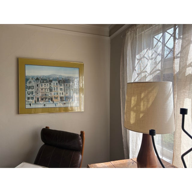 Late 20th Century Large Michel Delacroix Paris Street Scene Limited Edition Print, Framed For Sale - Image 4 of 10