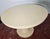 Vintage Italian Extendable Round Table in Beige Lacquer, 1970s For Sale - Image 6 of 10