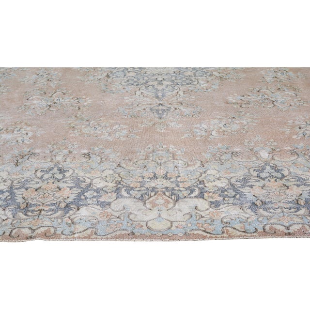 1950s Vintage Hand Knotted Wool Rug, 9'8"x12'10" For Sale - Image 5 of 6