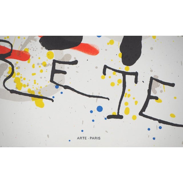 Joan Miro, Sobreteixims, Original Signed Lithograph For Sale - Image 5 of 6