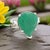 Green Natural Emerald Diamond Ring 7 14k White Gold 10.97 TCW Certified For Sale - Image 8 of 14