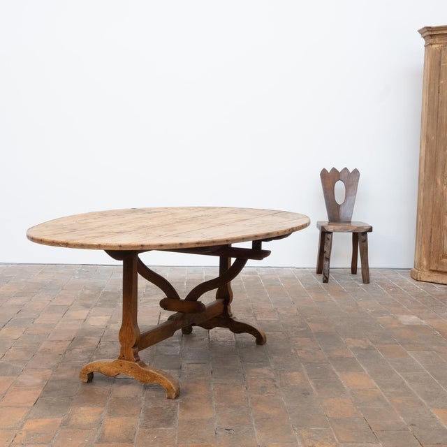 Late 18th Century Large Antique Winegrowers Table, 1780 For Sale - Image 5 of 10