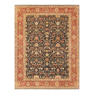 Pasargad Home Denver Navy Wool Area Rug- 9' 1" X 12' 2" For Sale