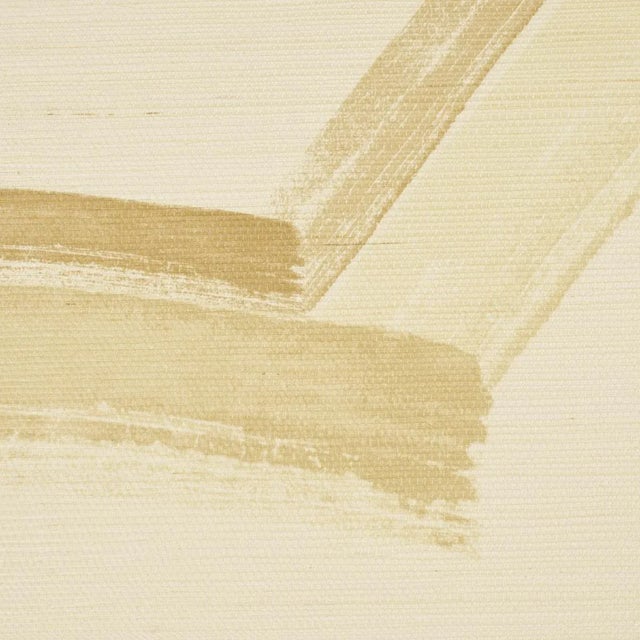 Contemporary Schumacher Enzo Sisal Wallpaper In Straw For Sale - Image 3 of 4