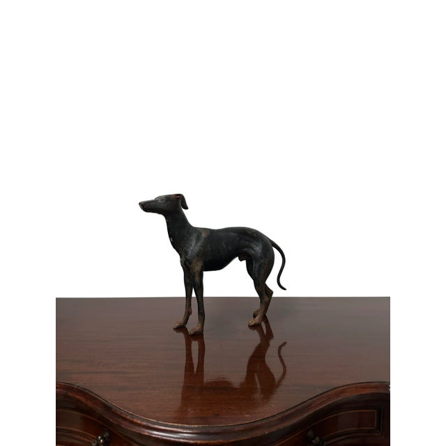 1950s Vintage Industrial Cast Iron and Bronze Greyhound, 1950s For Sale - Image 5 of 5