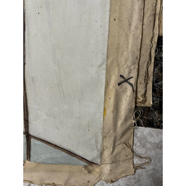 Author: Don. Tibble. Technique: oil on canvas. title: painterman 3. Signed, dated and titled 1972. Measurements: 200 x 165...