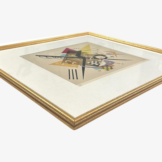 Printmaking Materials Wassily Kandinsky (1866-1944) - Vintage Abstract ‘Fond Blanc’ Lithograph on Art Paper, Numbered For Sale - Image 7 of 8