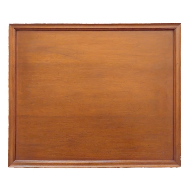 French Vintage French Louis XV Style Shell-Motif Carved Wood Accent Table For Sale - Image 3 of 3