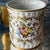 1960s Camille Le Tellac hand-painted jar with flowers and gilt accents // made in Paris // elegant French style decor // porcelain jar with lid For Sale - Image 13 of 18