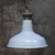 Industrial British Grey Enamel Pendant Lamp, 1950s, in Very Good conditions. Designed 1950 to 1959 Up to 250V (Europe/UK...
