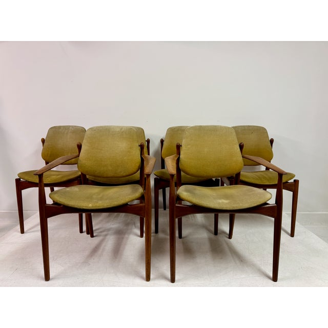 Danish Dining Chairs by Arne Vodder for France and Daverkosen, 1960s, Set of 6 For Sale - Image 14 of 18