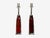 Carl Fagerlund, Table Lamps, Red Glass, Sweden, 1950s For Sale - Image 4 of 10