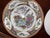 Chinese Set of Four 9” Rose Canton Vintage HandPainted Chinese Porcelain Plates - Millefleur, Floral For Sale - Image 3 of 7