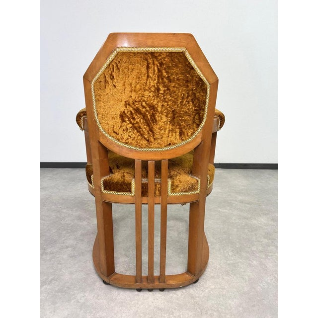 Secession Seating Group from Gyula Radó and Sons, 1890s, Set of 3 For Sale - Image 11 of 18