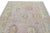Early 21st Century Pink Multicolor Handwoven Turkish Oushak Rug 6'2" X 8'10" For Sale In Houston - Image 6 of 9