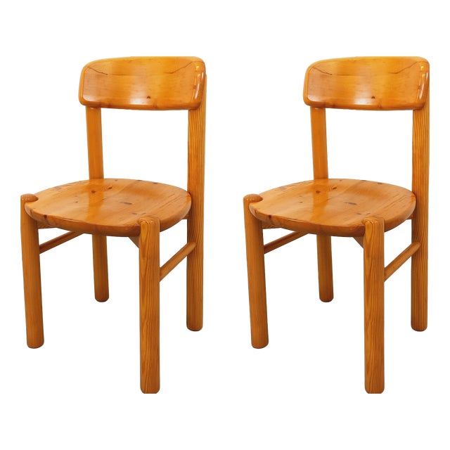 Vintage Scandinavian Chairs in Pine by Rainer Daumiller, 1960s-1970s, Set of 2 For Sale