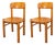 Vintage Scandinavian Chairs in Pine by Rainer Daumiller, 1960s-1970s, Set of 2 For Sale