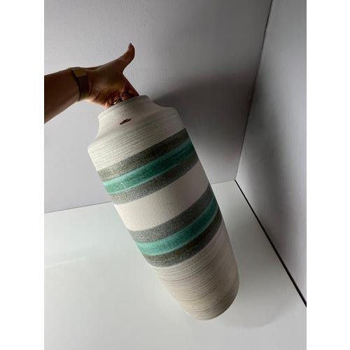This impressive floor vase is a prime example of West German pottery from the 1960s and 70s and comes from the renowned...