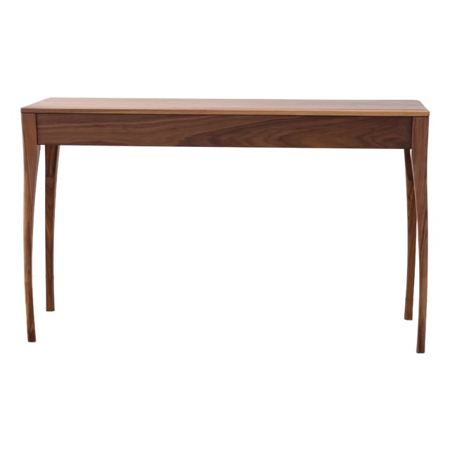 Tulip Consol Table - Walnut For Sale