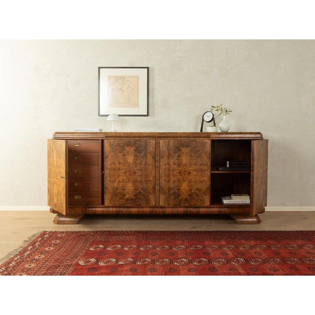 Art déco Sideboard very good workmanshiphigh-quality materialsmortise & tenon solid wood drawersMade in Germany Width: 230...