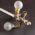 Metal French Art Deco Ceiling Light in Chrome & Glass, 1930s For Sale - Image 7 of 13