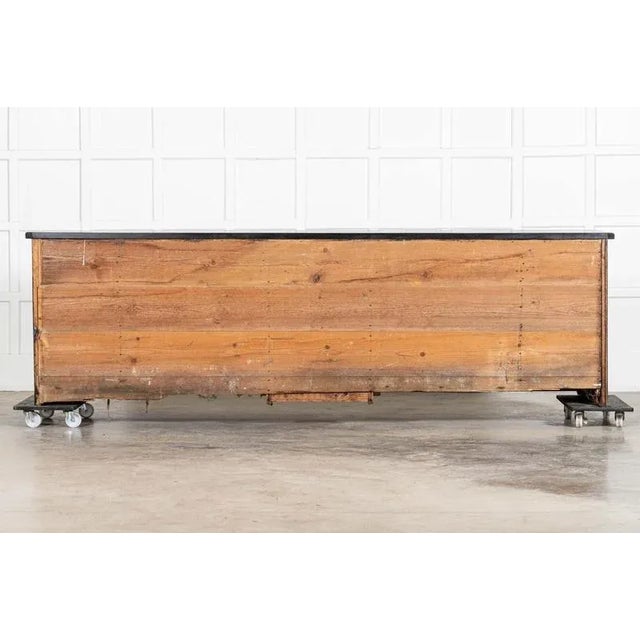 English Ebonised Pine Dresser Base, 1870s For Sale - Image 16 of 17