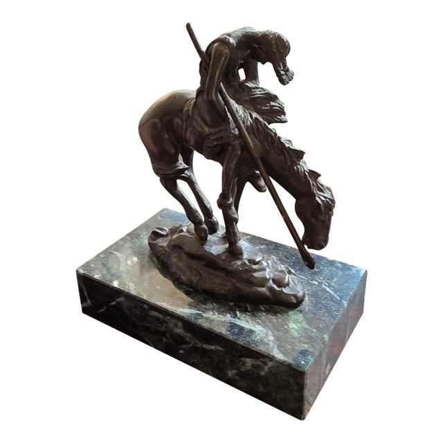 Miniature Bronze Replica of End of the Trail by James Earl For Sale