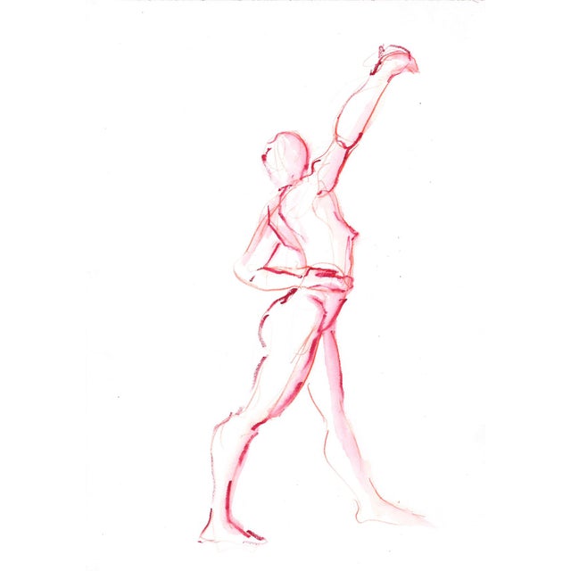 This original watercolor painting depicts a red reaching female figure. I love the challenge of capturing the amazing...