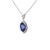 9.73 Carat Tanzanite Diamond Platinum Halo Pendant Necklace For Sale In Los Angeles - Image 6 of 7