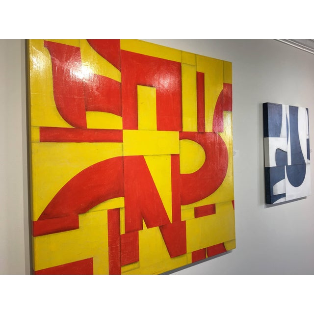 Abstract Cecil Touchon Acrylic Painting on Canvas Titled: PDP521ct11 2011 For Sale - Image 3 of 5