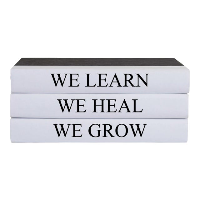 Decorative Books - Quote Book Stack - "We Heal" For Sale