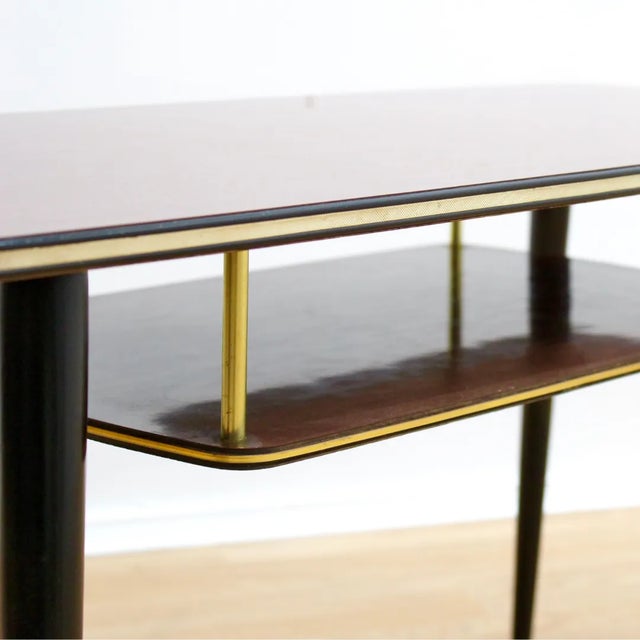 Mid Century Atomic Rectangle Coffee Side Table For Sale In Los Angeles - Image 6 of 7