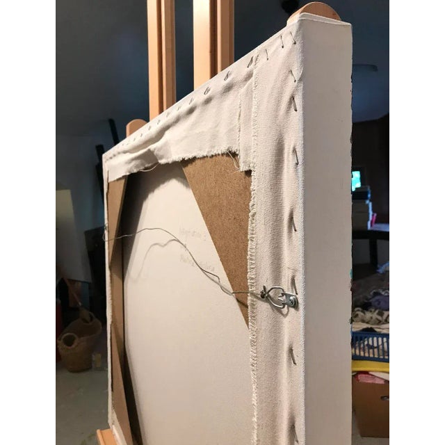 Contemporary Abstract Acrylic on Canvas Painting "Negotiation 3" by Martina Nehrling For Sale In Chicago - Image 6 of 6